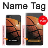 iPhone 7, 8, SE (2020), SE2 Hard Case Basketball Sport with custom name
