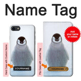 iPhone 7, 8, SE (2020), SE2 Hard Case Penguin Ice with custom name
