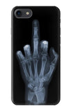 iPhone 7, 8, SE (2020), SE2 Hard Case X-ray Hand Middle Finger