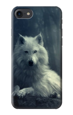 iPhone 7, 8, SE (2020), SE2 Hard Case White Wolf