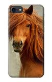 iPhone 7, 8, SE (2020), SE2 Hard Case Beautiful Brown Horse