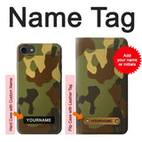 iPhone 7, 8, SE (2020), SE2 Hard Case Camo Camouflage Graphic Printed with custom name