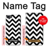 iPhone 7, 8, SE (2020), SE2 Hard Case Chevron Zigzag with custom name