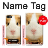 iPhone 7, 8, SE (2020), SE2 Hard Case Cute Guinea Pig with custom name