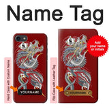 iPhone 7, 8, SE (2020), SE2 Hard Case Yakuza Dragon Tattoo with custom name