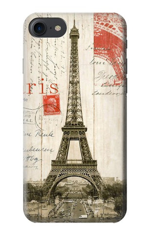 iPhone 7, 8, SE (2020), SE2 Hard Case Eiffel Tower Paris Postcard