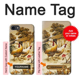 iPhone 7, 8, SE (2020), SE2 Hard Case French Country Chicken with custom name