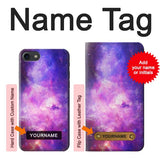 iPhone 7, 8, SE (2020), SE2 Hard Case Milky Way Galaxy with custom name