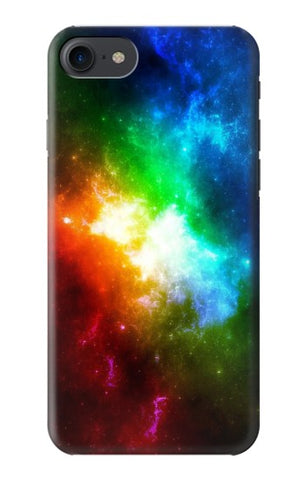 iPhone 7, 8, SE (2020), SE2 Hard Case Colorful Rainbow Space Galaxy