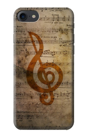 iPhone 7, 8, SE (2020), SE2 Hard Case Sheet Music Notes