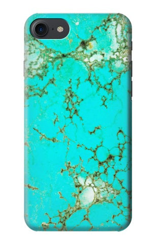 iPhone 7, 8, SE (2020), SE2 Hard Case Turquoise Gemstone Texture Graphic Printed