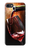 iPhone 7, 8, SE (2020), SE2 Hard Case Red Wine Bottle And Glass