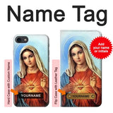 iPhone 7, 8, SE (2020), SE2 Hard Case The Virgin Mary Santa Maria with custom name