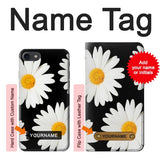 iPhone 7, 8, SE (2020), SE2 Hard Case Daisy flower with custom name