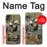 iPhone 7, 8, SE (2020), SE2 Hard Case Ito Jakuchu Rooster with custom name