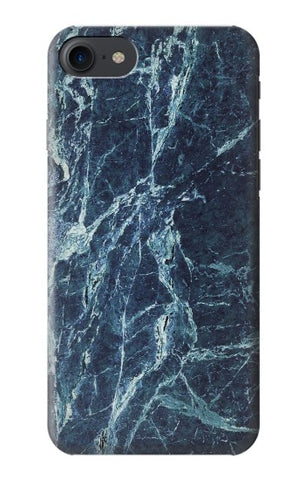 iPhone 7, 8, SE (2020), SE2 Hard Case Light Blue Marble Stone Texture Printed