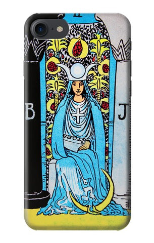 iPhone 7, 8, SE (2020), SE2 Hard Case The High Priestess Vintage Tarot Card