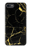 iPhone 7, 8, SE (2020), SE2 Hard Case Gold Marble Graphic Printed