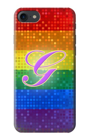 iPhone 7, 8, SE (2020), SE2 Hard Case Rainbow Gay Pride Flag Device