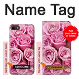 iPhone 7, 8, SE (2020), SE2 Hard Case Pink Rose with custom name