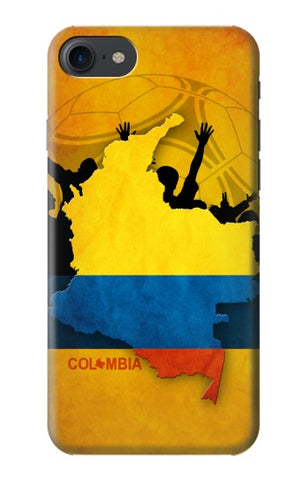 iPhone 7, 8, SE (2020), SE2 Hard Case Colombia Football Flag