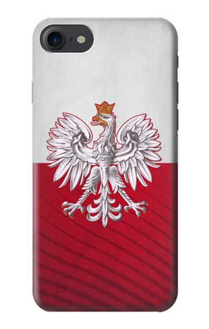 iPhone 7, 8, SE (2020), SE2 Hard Case Poland Football Flag