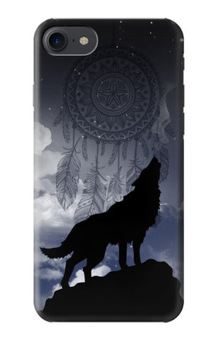 iPhone 7, 8, SE (2020), SE2 Hard Case Dream Catcher Wolf Howling