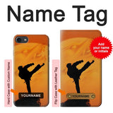 iPhone 7, 8, SE (2020), SE2 Hard Case Kung Fu Karate Fighter with custom name