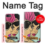 iPhone 7, 8, SE (2020), SE2 Hard Case Girls Pop Art with custom name