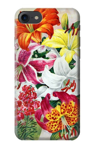 iPhone 7, 8, SE (2020), SE2 Hard Case Retro Art Flowers