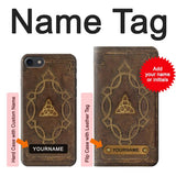 iPhone 7, 8, SE (2020), SE2 Hard Case Spell Book Cover with custom name