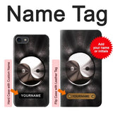 iPhone 7, 8, SE (2020), SE2 Hard Case Yin Yang Symbol with custom name