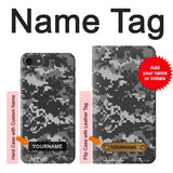 iPhone 7, 8, SE (2020), SE2 Hard Case Urban Black Camouflage with custom name