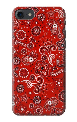 iPhone 7, 8, SE (2020), SE2 Hard Case Red Bandana
