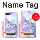 iPhone 7, 8, SE (2020), SE2 Hard Case Unicorn with custom name