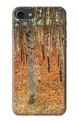 iPhone 7, 8, SE (2020), SE2 Hard Case Gustav Klimt Birch Forest