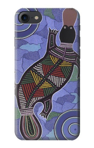 iPhone 7, 8, SE (2020), SE2 Hard Case Platypus Australian Aboriginal Art