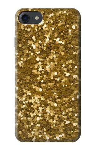 iPhone 7, 8, SE (2020), SE2 Hard Case Gold Glitter Graphic Print