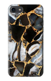 iPhone 7, 8, SE (2020), SE2 Hard Case Gold Marble Graphic Print