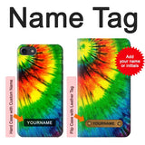 iPhone 7, 8, SE (2020), SE2 Hard Case Tie Dye with custom name