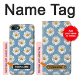 iPhone 7, 8, SE (2020), SE2 Hard Case Floral Daisy with custom name