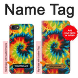 iPhone 7, 8, SE (2020), SE2 Hard Case Tie Dye with custom name