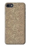 iPhone 7, 8, SE (2020), SE2 Hard Case Gold Rose Pattern