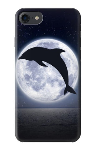iPhone 7, 8, SE (2020), SE2 Hard Case Dolphin Moon Night