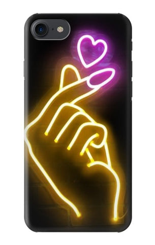 iPhone 7, 8, SE (2020), SE2 Hard Case Cute Mini Heart Neon Graphic