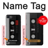 iPhone 7, 8, SE (2020), SE2 Hard Case Vintage Cassette Tape with custom name