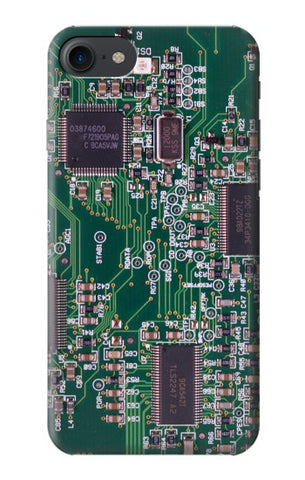 iPhone 7, 8, SE (2020), SE2 Hard Case Electronics Circuit Board Graphic