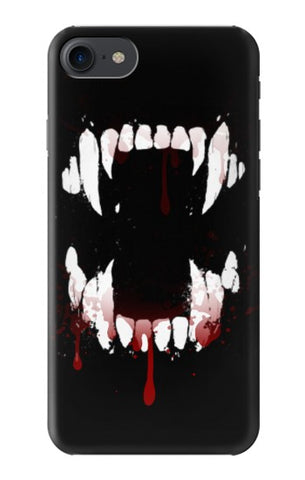 iPhone 7, 8, SE (2020), SE2 Hard Case Vampire Teeth Bloodstain