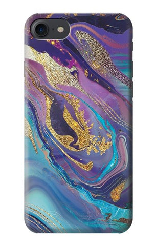 iPhone 7, 8, SE (2020), SE2 Hard Case Colorful Abstract Marble Stone