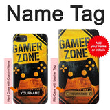 iPhone 7, 8, SE (2020), SE2 Hard Case Gamer Zone with custom name
